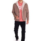 Chaqueta Manga Larga Unisex Sherpa Lined Work Taupe Cat