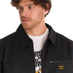 Chaqueta Manga Larga Hombre WAXED CHORE Negra Cat