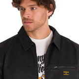 Chaqueta Manga Larga Hombre WAXED CHORE Negra Cat