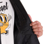 Chaqueta Manga Larga Hombre WAXED CHORE Negra Cat