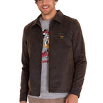 Chaqueta Manga Larga Hombre WAXED CHORE Café Oscura Cat