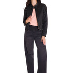 Chaqueta Manga Larga Casual Mujer WAXED MOTO Negra Cat