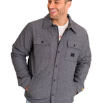 Chaqueta Manga Larga Hombre INSULATED SNAP FRONT SHIRT Gris Oscura Cat