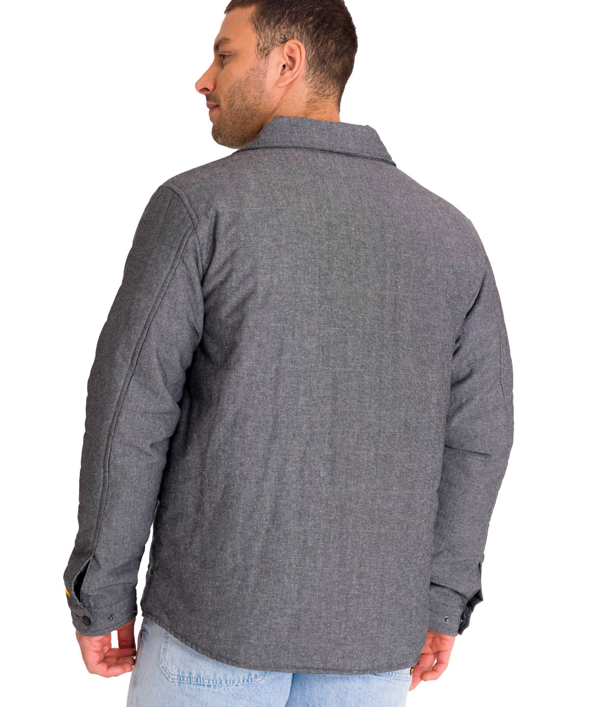 Chaqueta Manga Larga Hombre INSULATED SNAP FRONT SHIRT Gris Oscura Cat