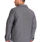 Chaqueta Manga Larga Hombre INSULATED SNAP FRONT SHIRT Gris Oscura Cat