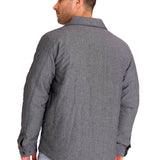 Chaqueta Manga Larga Hombre INSULATED SNAP FRONT SHIRT Gris Oscura Cat