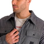 Chaqueta Manga Larga Hombre INSULATED SNAP FRONT SHIRT Gris Oscura Cat