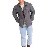 Chaqueta Manga Larga Hombre INSULATED SNAP FRONT SHIRT Gris Oscura Cat