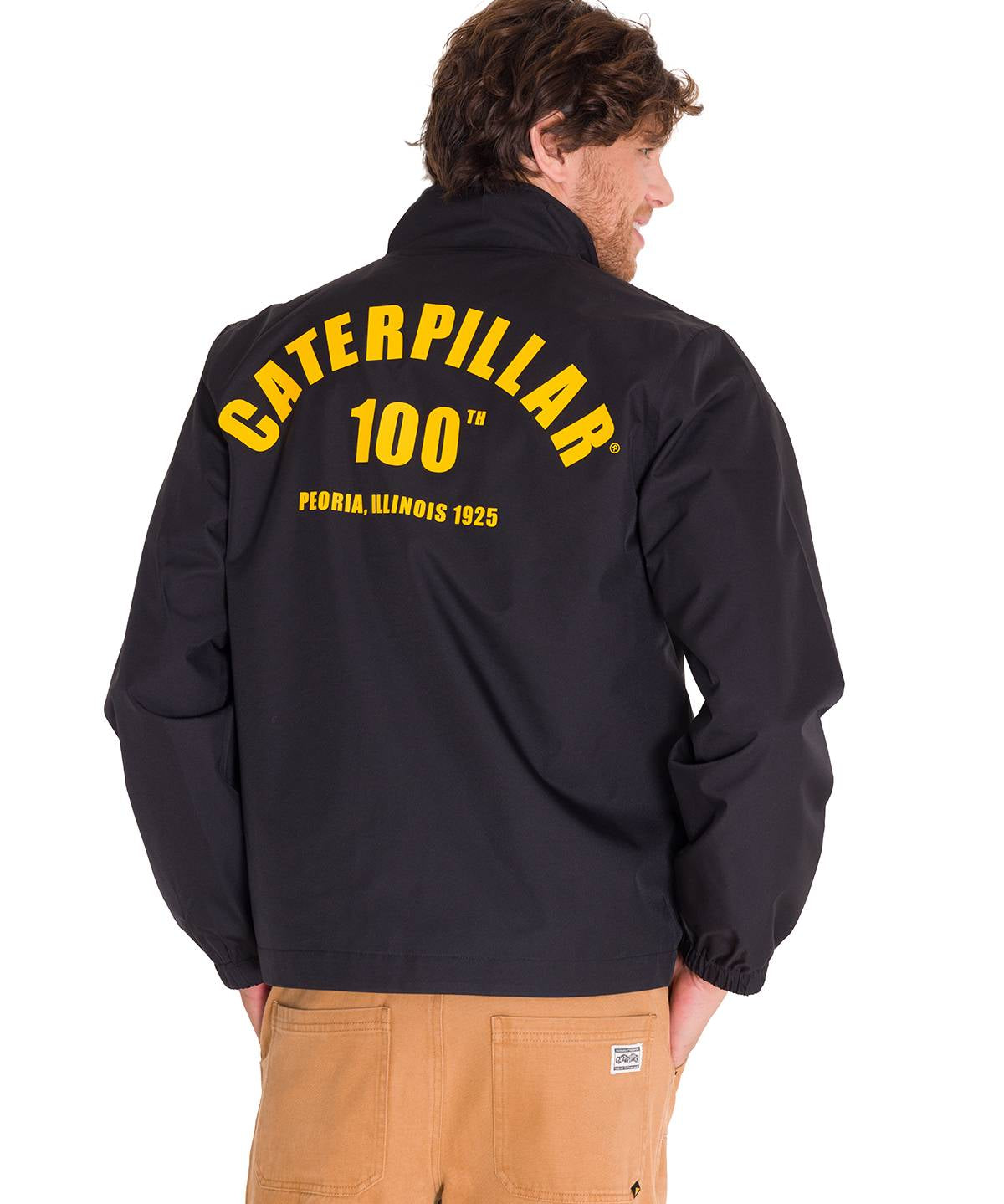 Chaqueta Manga Larga Hombre ZIP FRONT CENTENNIAL Negra Cat