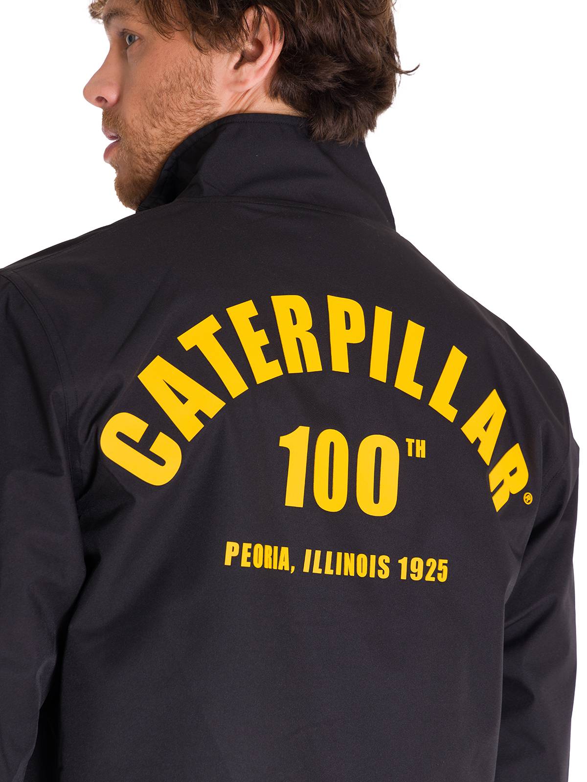 Chaqueta Manga Larga Hombre ZIP FRONT CENTENNIAL Negra Cat