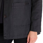 Blazer Manga Larga Mujer WAXED TWI RELAXED CHORE Negro Cat
