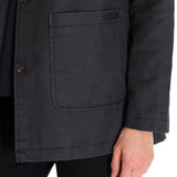 Blazer Manga Larga Mujer WAXED TWI RELAXED CHORE Negro Cat