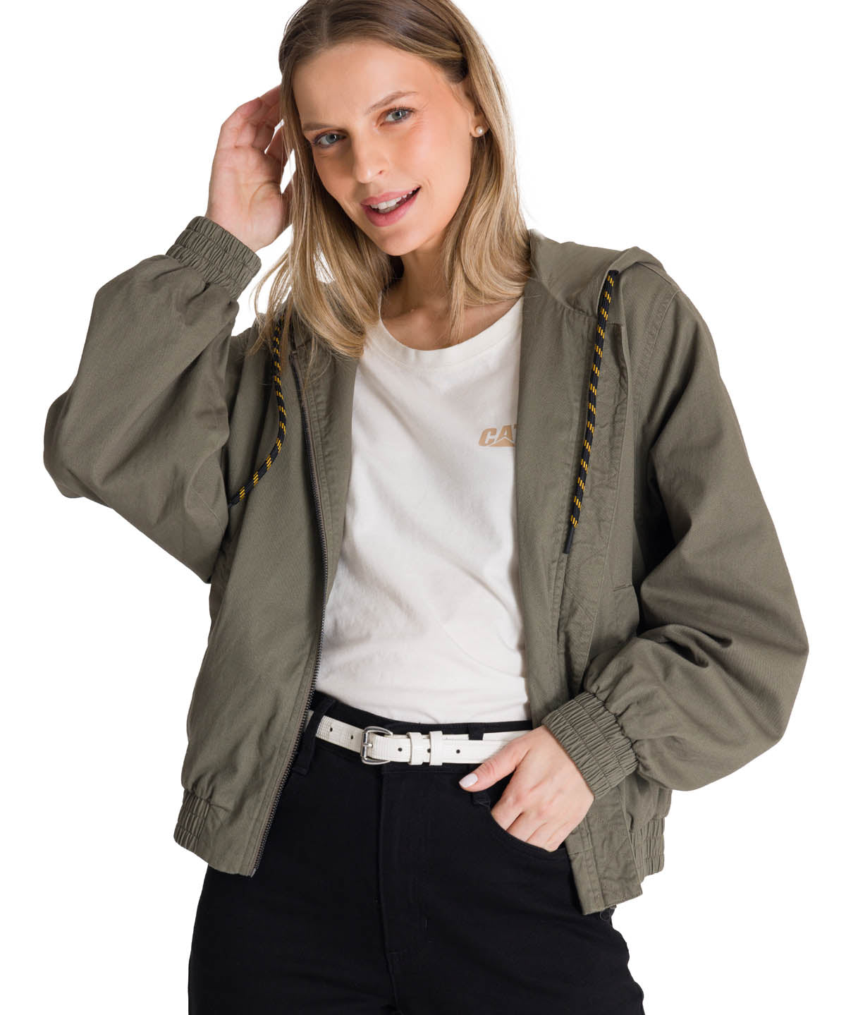 Chaqueta Mujer Lightweight Utility Bomber Oliva CAT