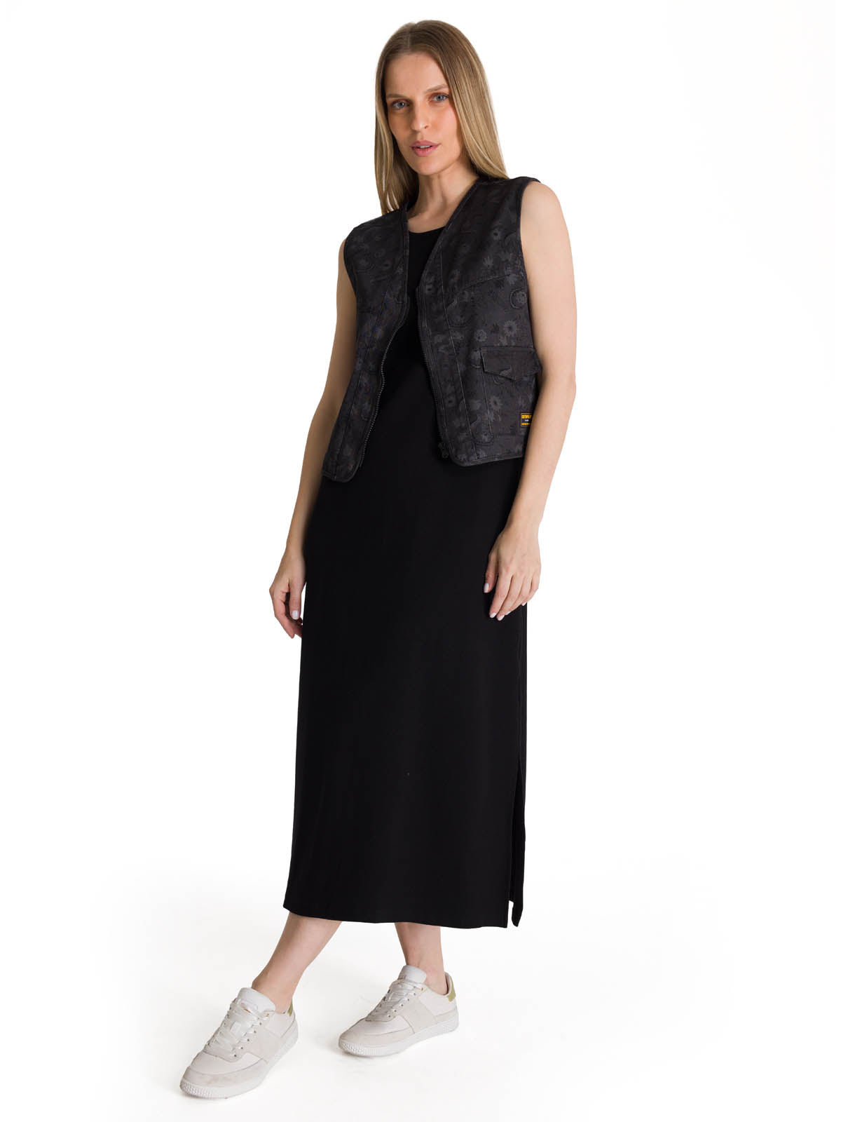 Chaqueta Sin Mangas Mujer Utility Vest Negro CAT