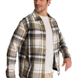 Chaqueta Manga Larga Hombre Flannel Oliva CAT
