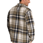 Chaqueta Manga Larga Hombre Flannel Oliva CAT