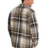 Chaqueta Manga Larga Hombre Flannel Oliva CAT