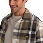 Chaqueta Manga Larga Hombre Flannel Oliva CAT