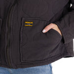 Chaqueta Mujer Cozy Quilted Oversized Azul CAT