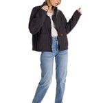 Chaqueta Mujer Cozy Quilted Oversized Azul CAT