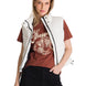 Chaqueta Vest Mujer Cropped Puffer Vest Blanco CAT