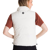 Chaqueta Vest Mujer Cropped Puffer Vest Blanco CAT