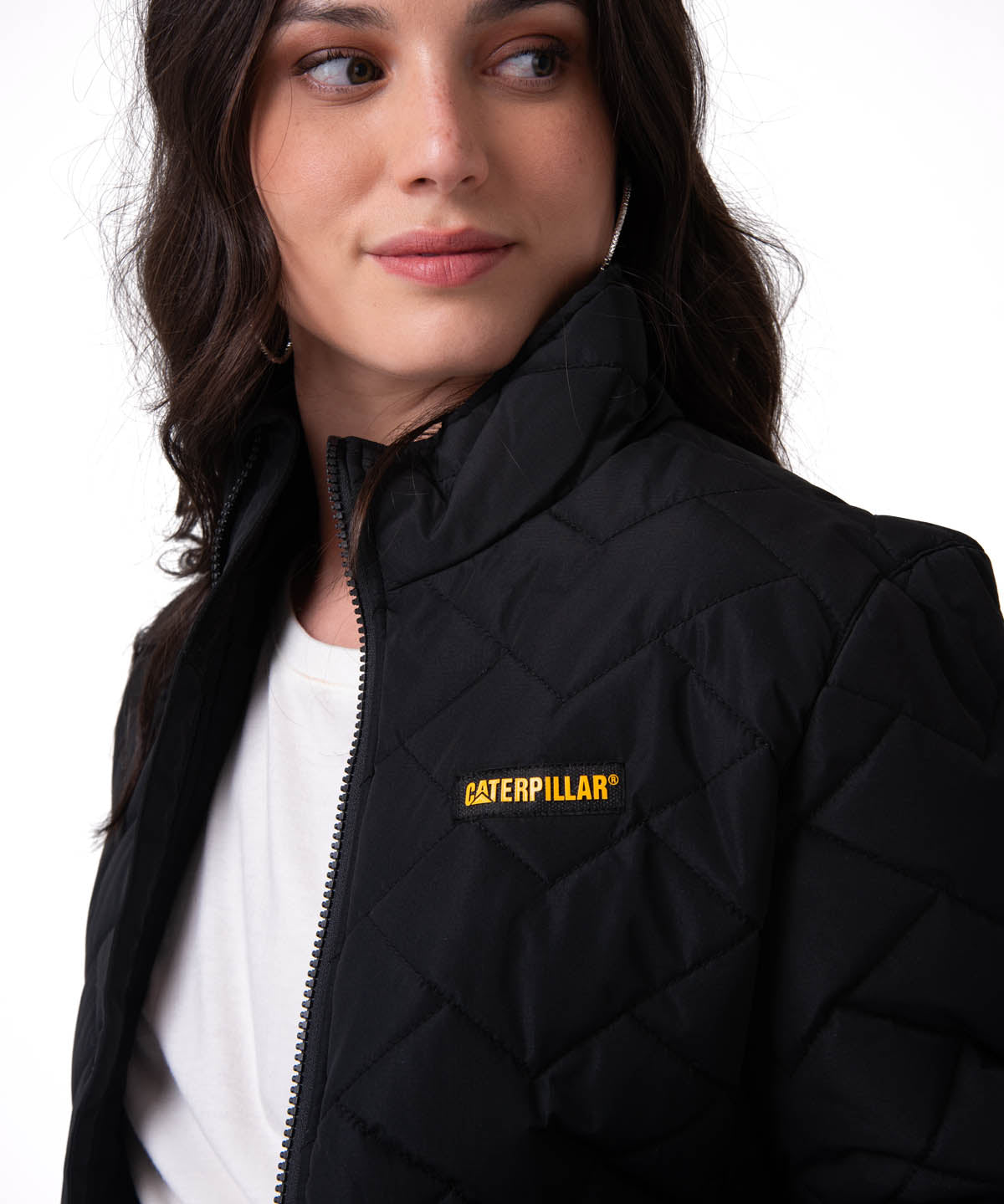 Parka Manga Larga Mujer Mediumweight Insulation Negro CAT