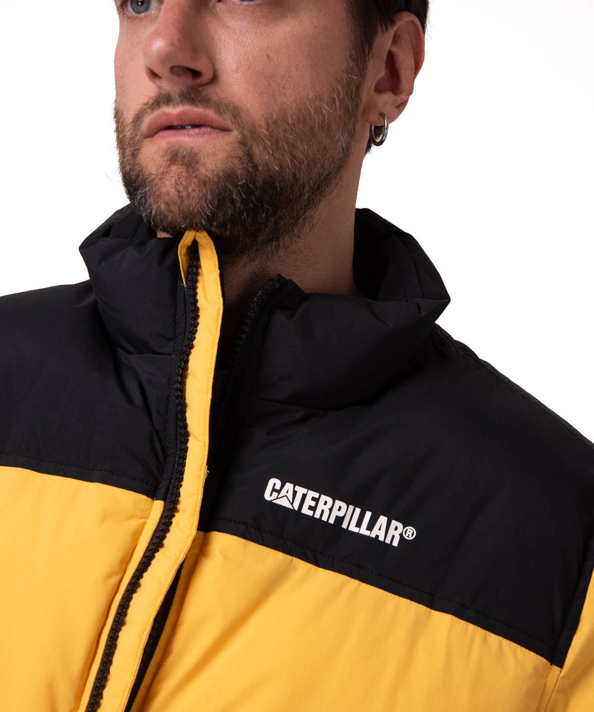 Parka Manga Larga Hombre Heavyweight Insulation Amarillo CAT