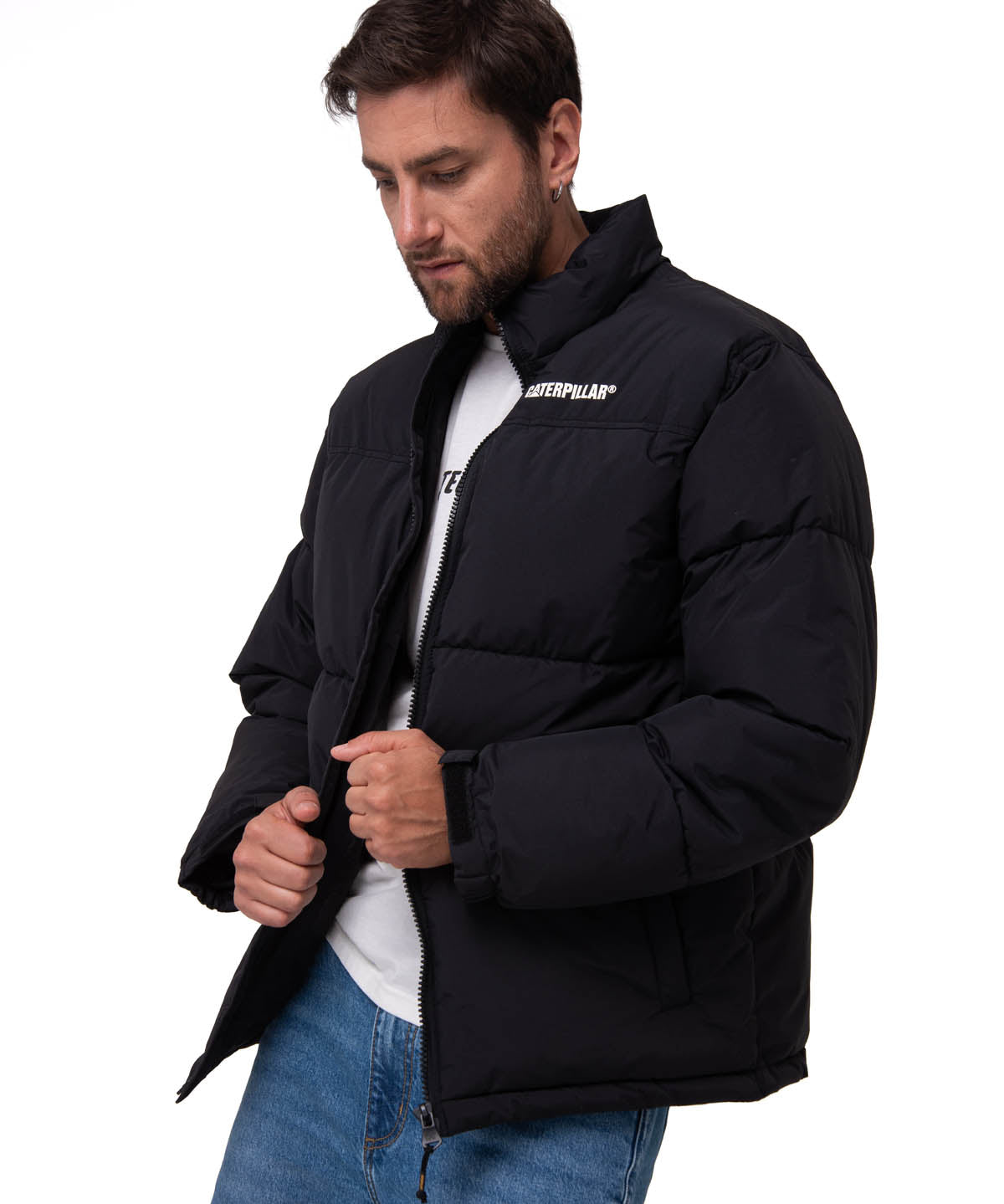 Parka Manga Larga Hombre Heavyweight Insulation Negro CAT
