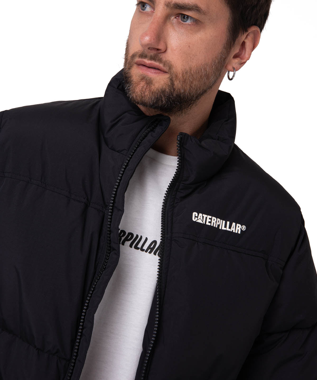 Parka Manga Larga Hombre Heavyweight Insulation Negro CAT