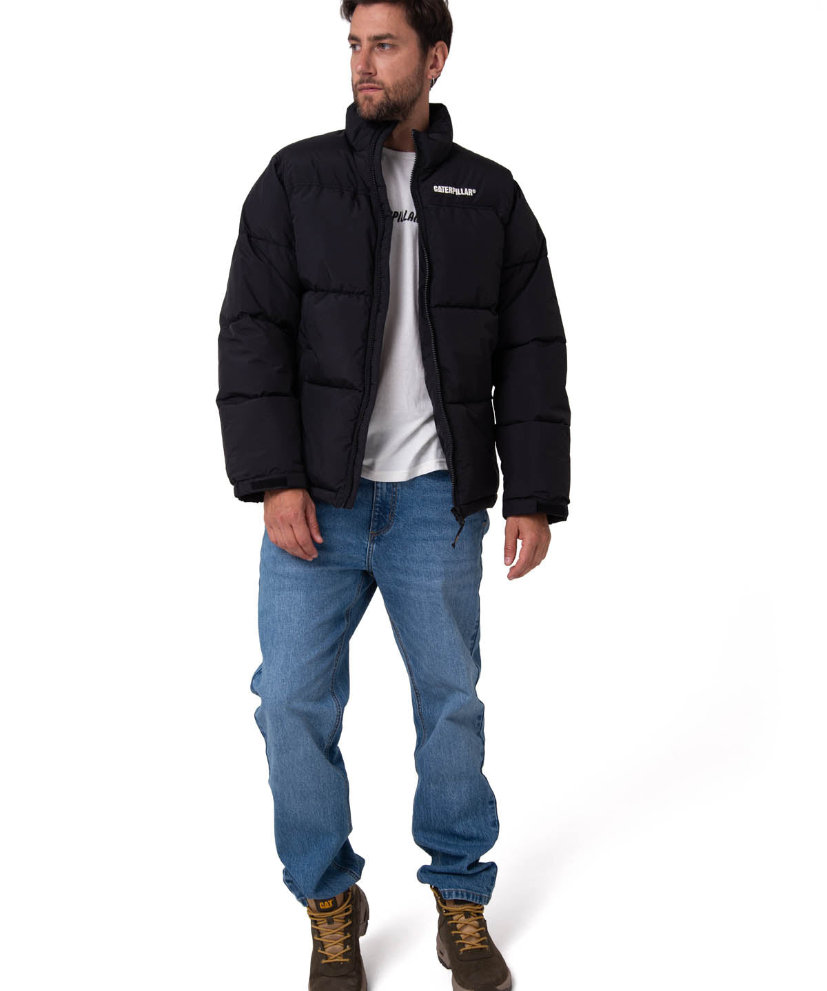 Parka Manga Larga Hombre Heavyweight Insulation Negro CAT