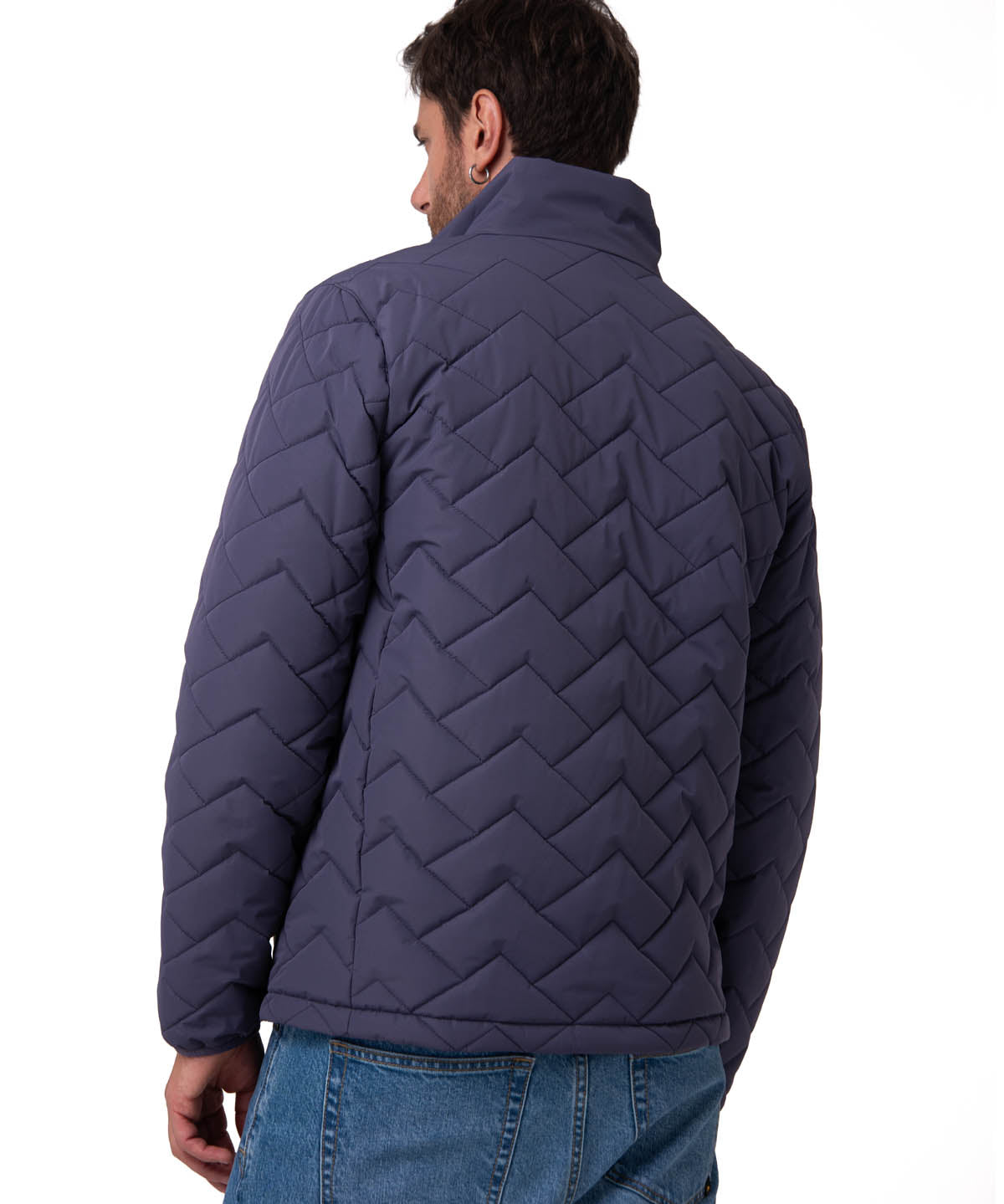 Parka Manga Larga Hombre Mediumweight Insulated Azul Cat