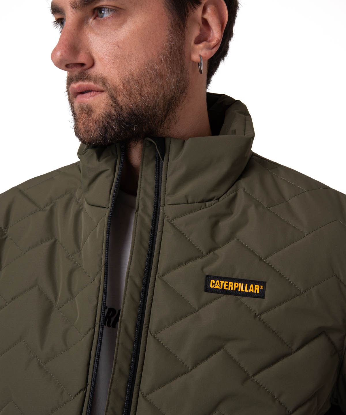 Parka Manga Larga Hombre Mediumweight Insulated Verde Cat