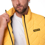 Parka Sin Mangas Hombre Mediumweight Insulated Amarillo Cat