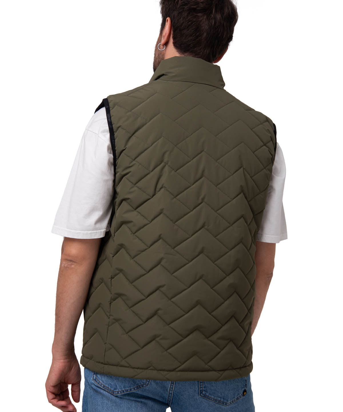 Parka Sin Mangas Hombre Mediumweight Insulated Verde Cat