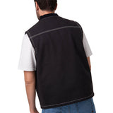 Chaqueta Sin Mangas Hombre Canvas Utility Negro Cat