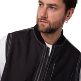 Chaqueta Sin Mangas Hombre Canvas Utility Negro Cat