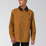 Chaqueta Manga Larga Hombre Canvas Chore Café Cat