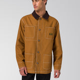 Chaqueta Manga Larga Hombre Canvas Chore Café Cat