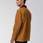 Chaqueta Manga Larga Hombre Canvas Chore Café Cat