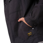 Chaqueta Manga Larga Hombre Canvas Flannel Negro Cat