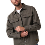Chaqueta Manga Larga Hombre Twill Overshirt Verde Cat