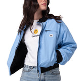 Chaqueta Manga Larga Mujer Nylon Bomber Celeste Cat