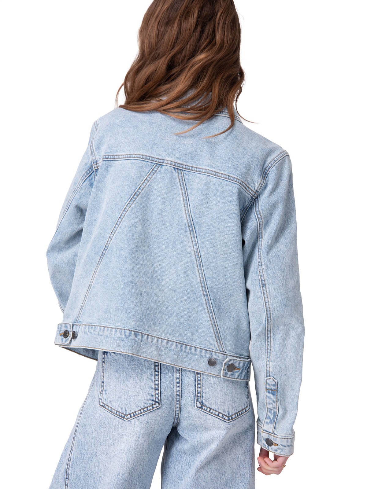 Chaqueta Mujer Relaxed Denim Jacket Azul