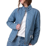 Chaqueta Mujer Quilted Cozy Chambra Azul