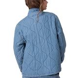 Chaqueta Mujer Quilted Cozy Chambra Azul