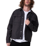 Chaqueta Hombre Canvas Poplin-Lined Negro