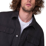 Chaqueta Hombre Canvas Poplin-Lined Negro