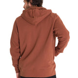 Polerón Manga Larga Hombre Fleece Cat Full Zip Hoodie Terracota Cat