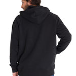 Poleron Casual Hombre Fleece Cat Logo Full Zip Hoodie Negro Cat